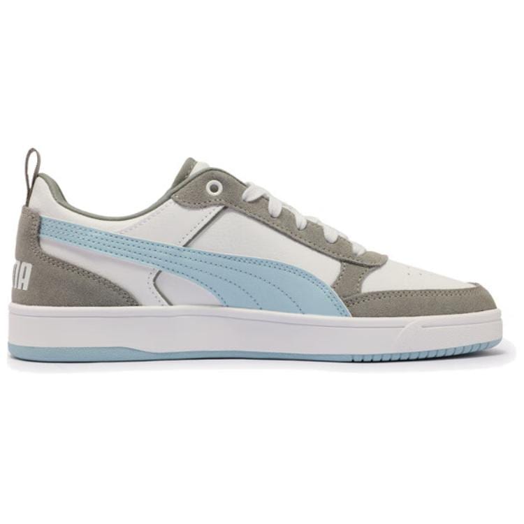PUMA DRIBBLE Low top Skateboard Shoes Unisex Silver Gray White 401057-06