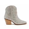 Western Cowboy Boots Fashion Women Ankle Boots Glitter Bling Shiny Trend High Heels High Quality Shoes