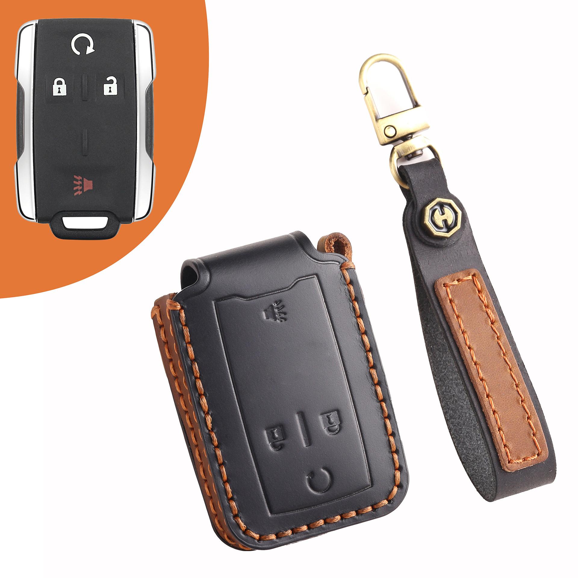 

Suitable For Chevrolet Suburban Saboban Key Set Gmc General Import Car Keychain Bag High-End
