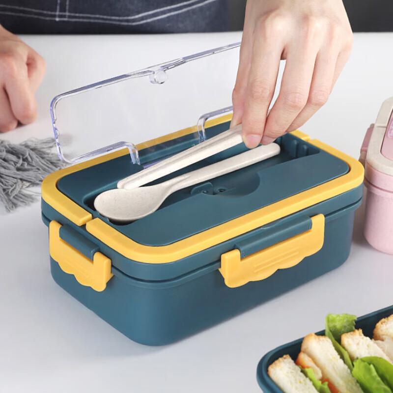FENGGUAN Portable Wheat Straw Microwaveable Lunch Box