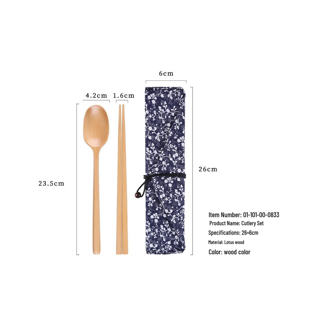 YFJY Japanese-Style Multi-Layer Wooden Bento Box for Students and Outdoor Picnics