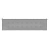Garden Bench Cushion Gray 200x50x4 cm Oxford Fabric