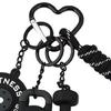 Athletic Styles Key Holder Premium PVC Construction Trendy Bag Charm For Sports Equipment Organization