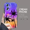 Cute Cartoon Pattern Cream Texture Casing Wavy Edge Soft Silicone Cover Phone Case for OPPO Reno Realme