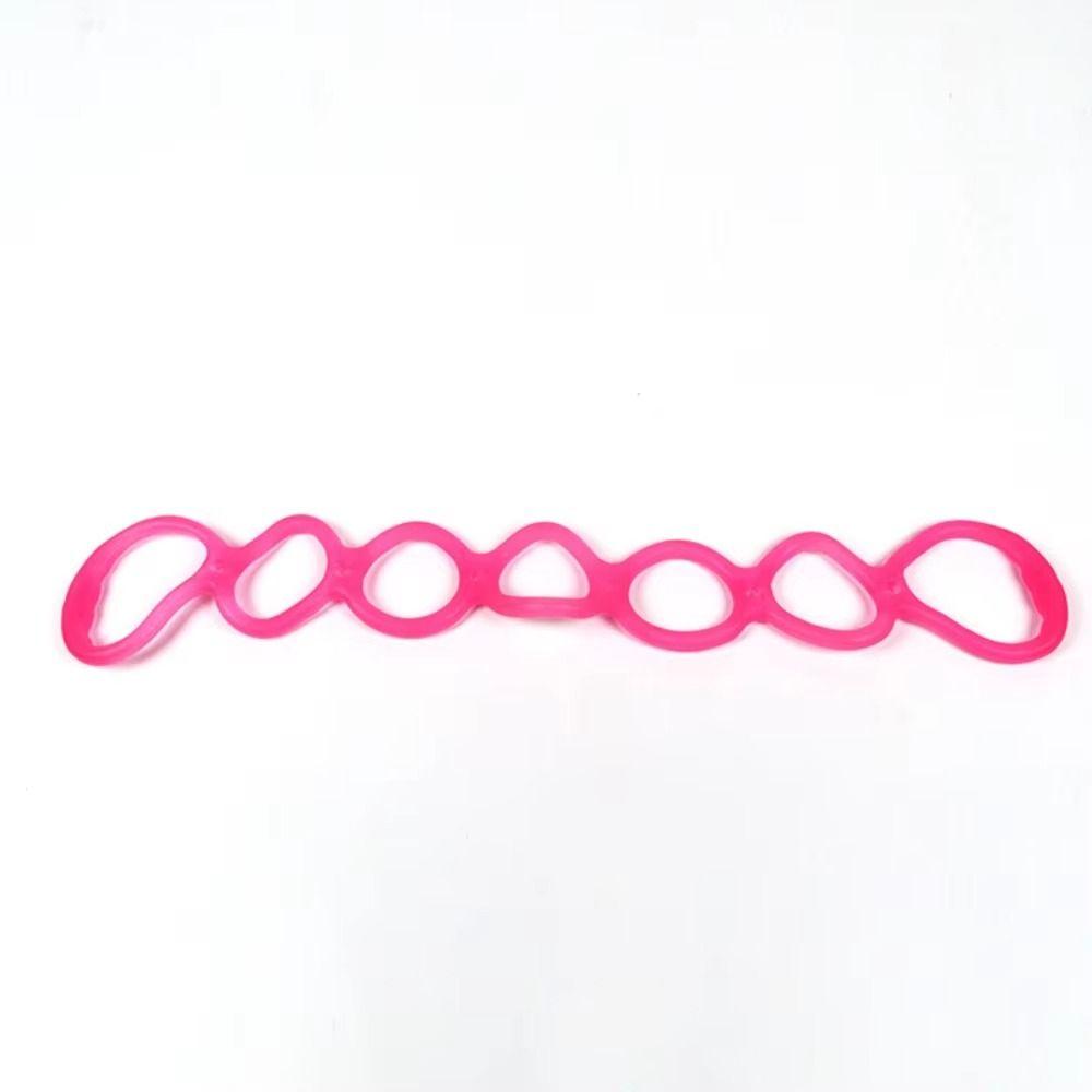 Flexible Physical Stretch Resistance Band Portable Size Silicone Elastic Stretcher  Yoga Training