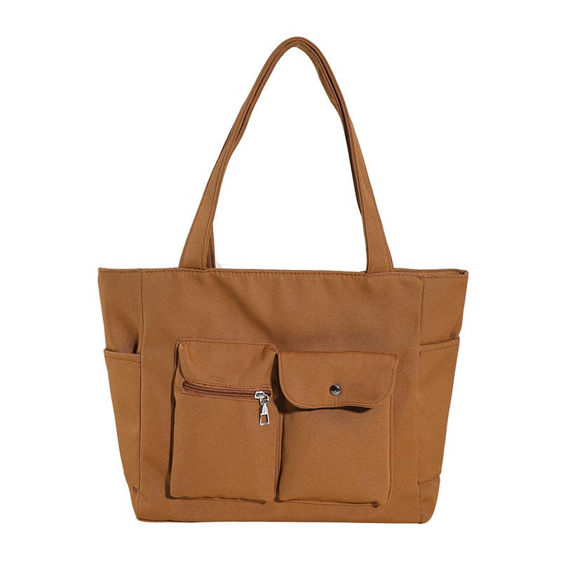 Fashionable Large Capacity Tote Bag For Women Stylish Winter Edition In Black And White