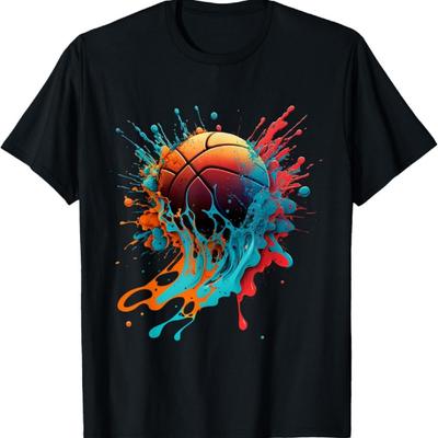 Basketball Splash Baller Basketball Player Team Player T-Shirt