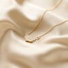 Hot-selling Classic Ins Niche Versatile Non-fading 18k Gold Titanium Steel Love Bow Collarbone Chain Necklace