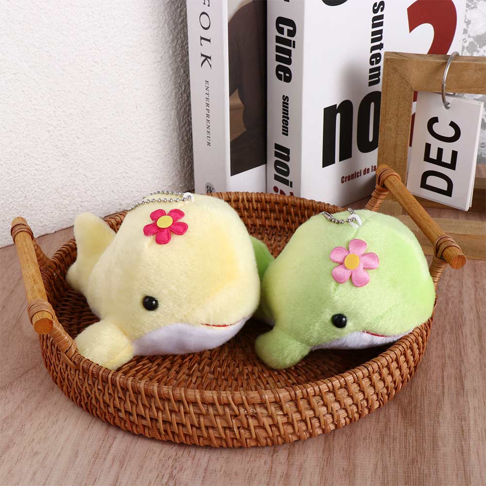 Hanging Pendant Stuffed Toy Backpack Pendant Whale Plush Pendant Whale Plush Doll Keyring Keychain