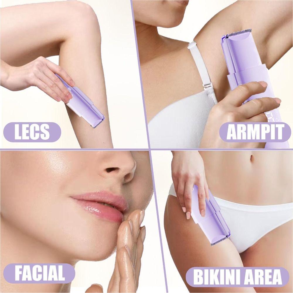 LED Display Women Hair Trimmer Rechargeable Full Body Hair Removal  Private Area
