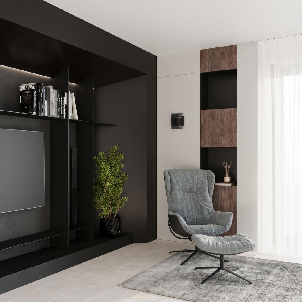 Hestia Black Wall Lamp