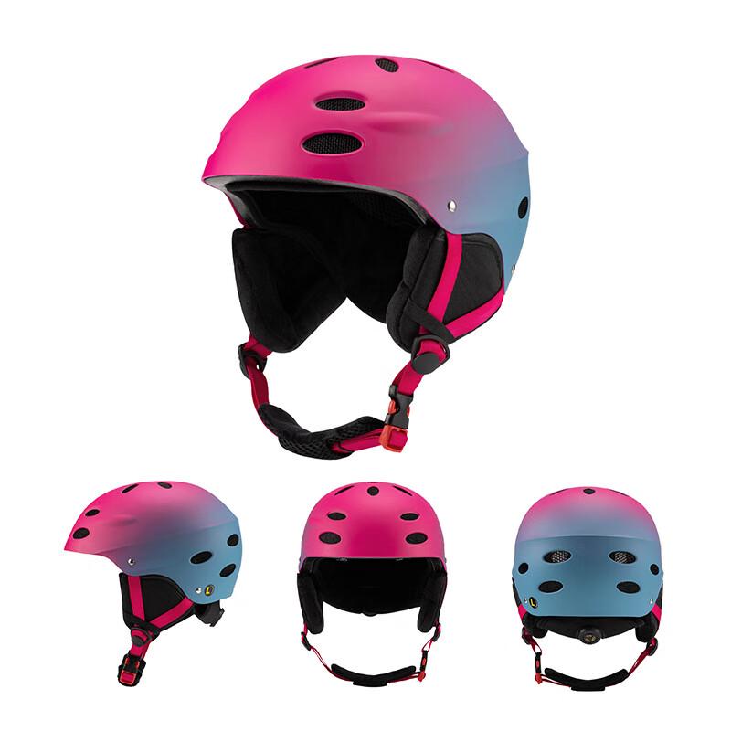 Jixingjiu Gradient Color Warm Ski Helmet