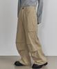 THE IDENTITY PROJECT Engineered Slash Cargo Wide Pants [Khaki Beige]