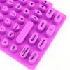 70 Pcs Keyboard Sticker for Long Nails Universal Nail Art Keyboard Bubbles Self-Adhesive Silicone Typing Keycaps for Office Girls Gaming