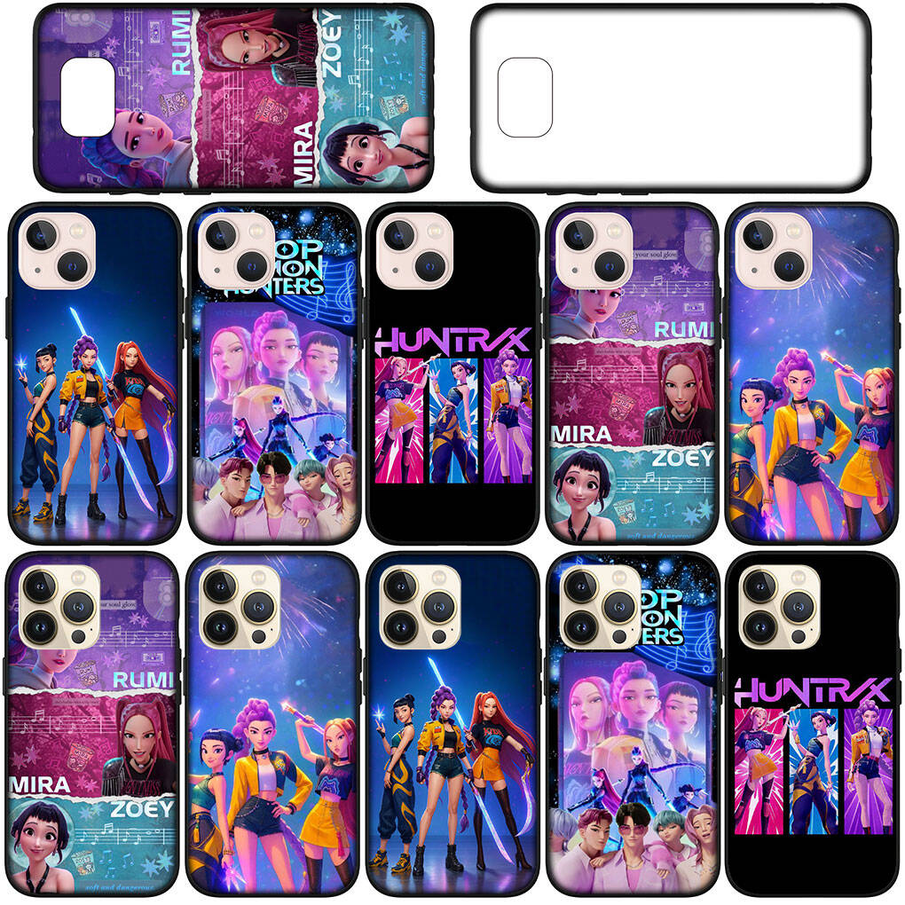 Für iPhone 17 16 15 Xiaomi Poco F7 F8 X7 X6 C85 C75 M8 Redmi Note 14 13 12 11 Pro Max 14C 13C 15C A3 A4 Handyhülle Mira KPop Dämon Rumi Jäger X Zoey