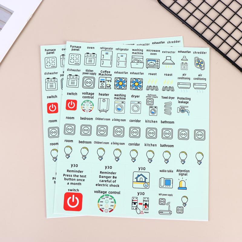 

Circuit Breaker Label Stickers, Waterproof Electrical Switch Identification Labels for Home Circuit Box & Panel