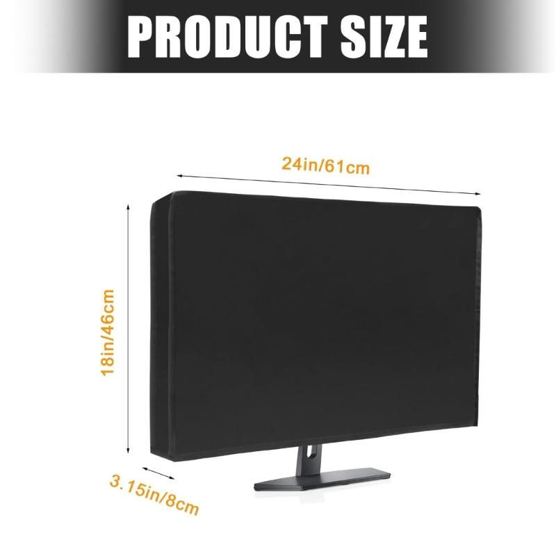 Oxford Fabric LCD Monitor Dust Cover 61x46cm Waterproof Protective Case For Computer Screen