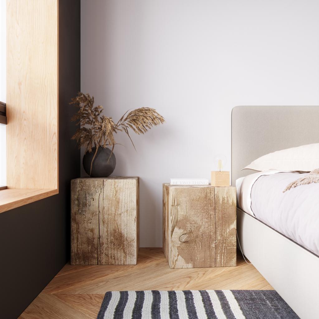 Plafon Ariz 1 E27 Naturalne Drewno Wood Sollux Sl.0675
