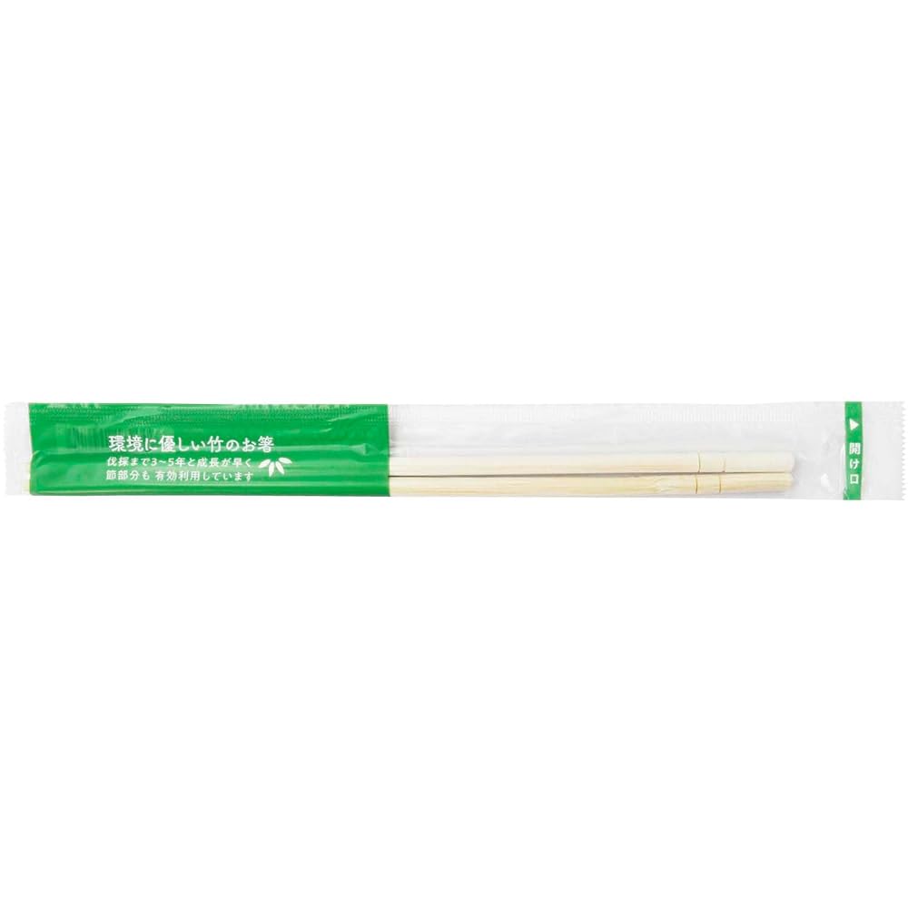 Japanese Product Yamato Bussan Disposable Bamboo Chopsticks 100 Pcs Individually Wrapped 0.5cm x 20cm