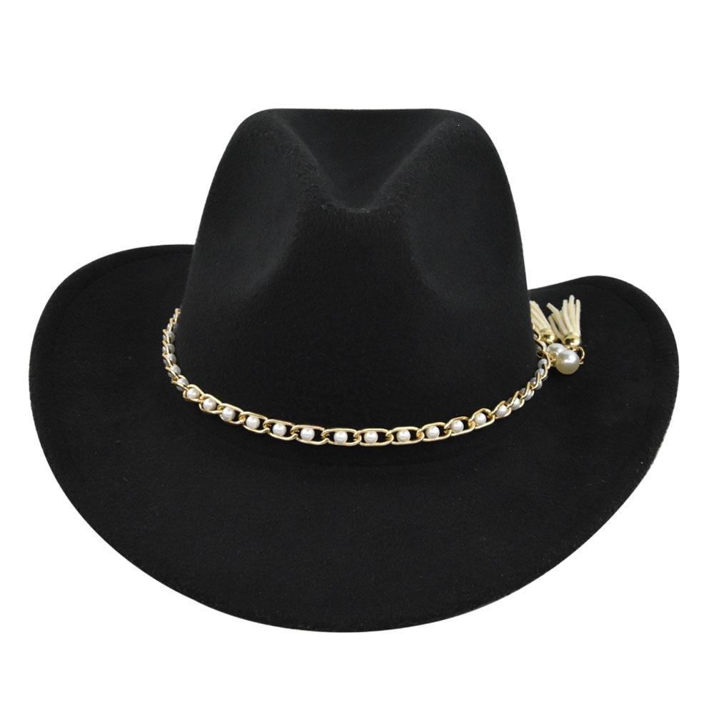 Retro imitation sheep hat, cowboy hat, felt hat, woolen hat, ethnic style retro jazz hat, western cowboy hat M(56-58cm)