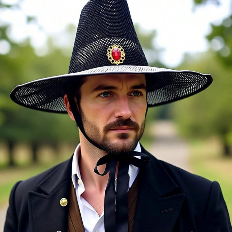 Traditionelle koreanische Netzmütze für Cosplay-Kleidung bei verschiedenen Anlässen wie Partys, Aufführungen und Fotografie
