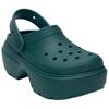 Crocs Lightweight Slip-On Clogs Women Footwear Dark-Green 209347-302