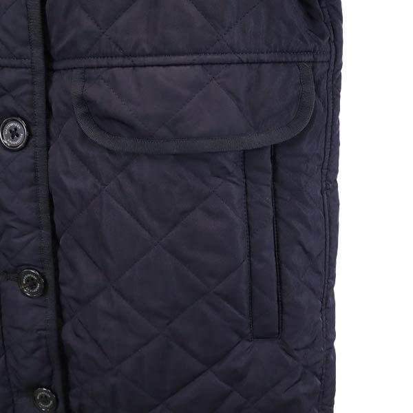 MACKINTOSH PHILOSOPHY Sanyo Shokai Quilted Jacket 36 Purple Hood Women Used