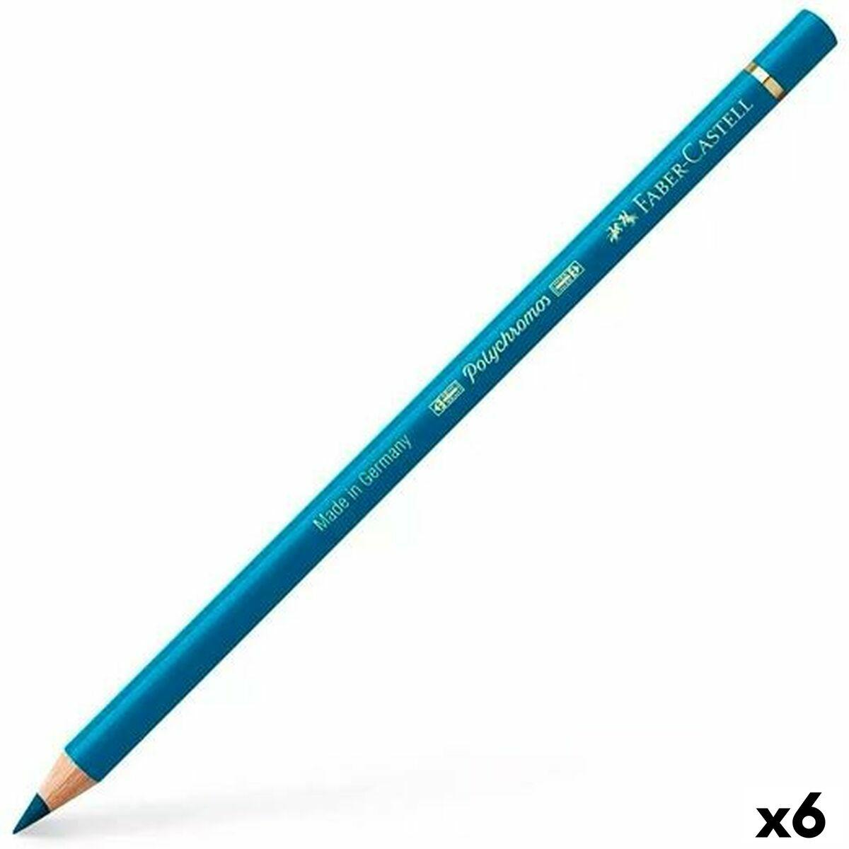 

Цветные карандаши Faber-Castell Polychromos Turquoise Blue от Colbat (6 единиц) TU прозрачный