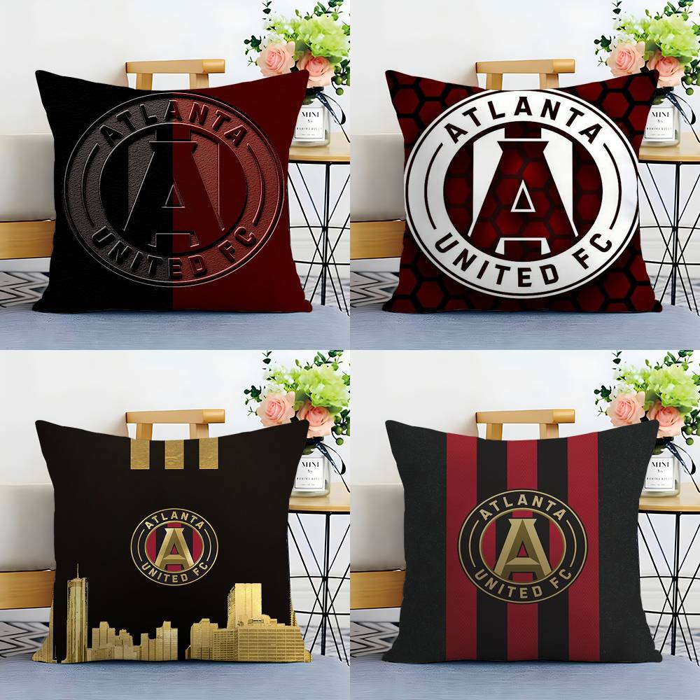 American Cities Atlanta Pillow Case Plush Fabric Soft Double Sided Print Home Sofa High Quality Cushion Cover Throw