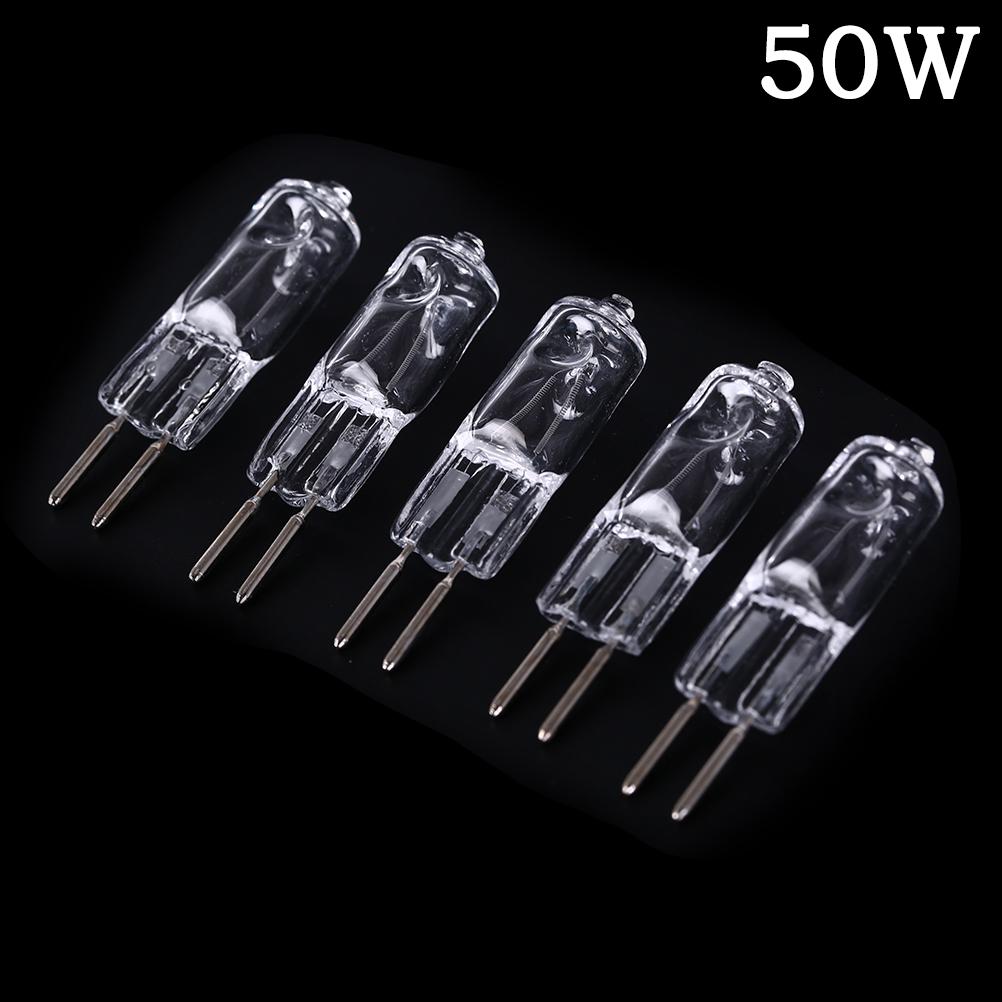 5 Stück 220 V G5.3 35 W/50 W Sockel Halogen JC Typ Glühbirnen Glühbirne gelbes Licht