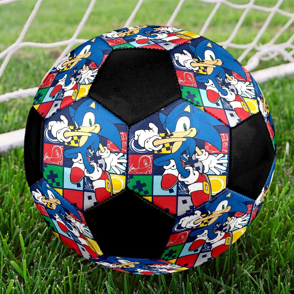 Soccer Ball Colorful Machine Stitched PVC Size 5 Team Training Competition Ready Durable High-Bounce Cool Sports Gift