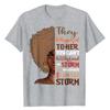 She Whispered Back I Am The Storm BlackHistoryMonth TShirt Graphic Tees Freedom 1865 Apparel Gifts Short Sleeve Blouses