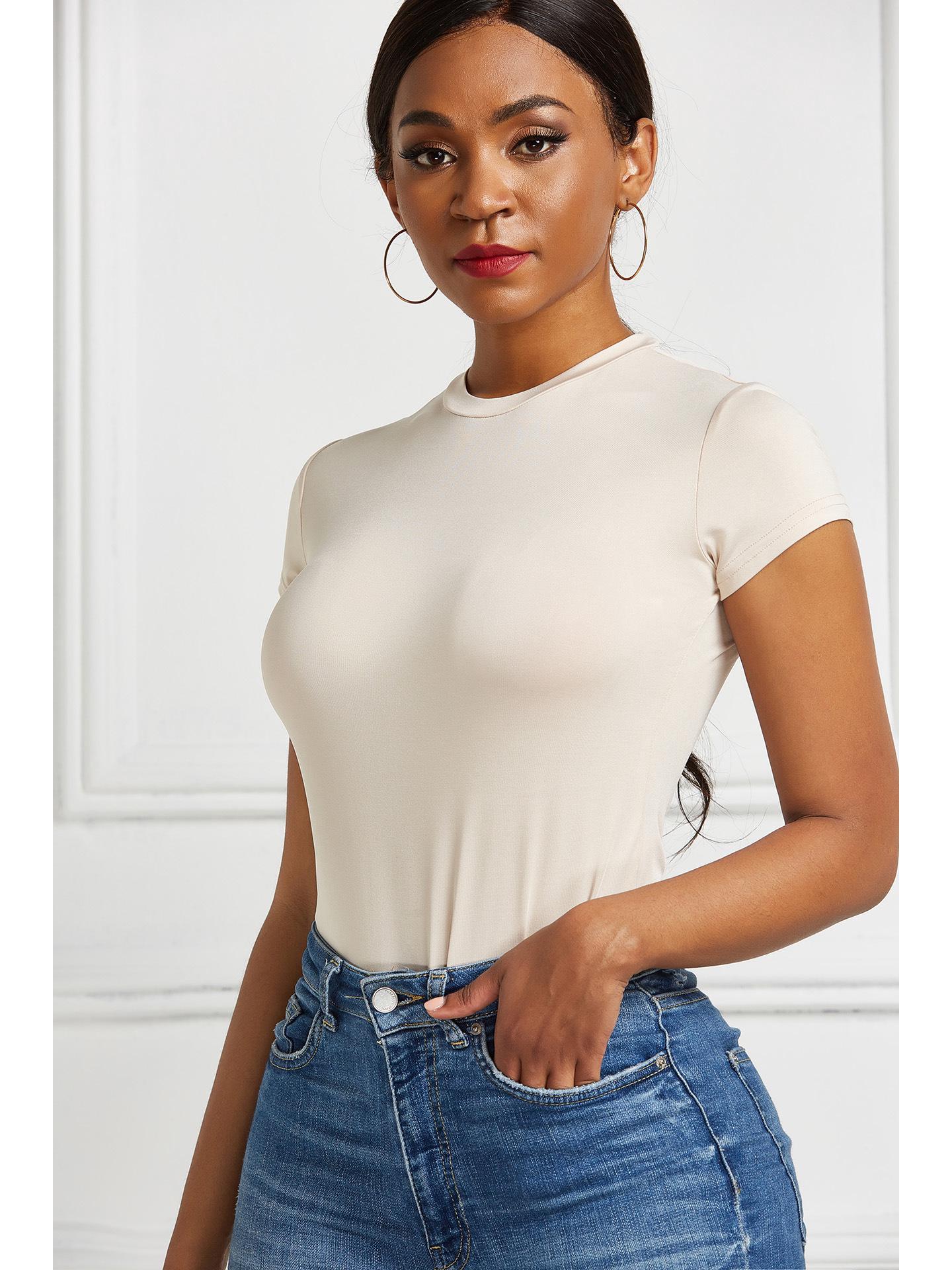 

Женская нерегулярная однотонная сексуальная рубашка-бомбер XL хаки