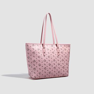 Fashion Texture Tuo Extra Large Bag 2025 New Foreign Style Cartoon Printing Commuter Bag Large Capacity Underarm Single Shoulder Hand