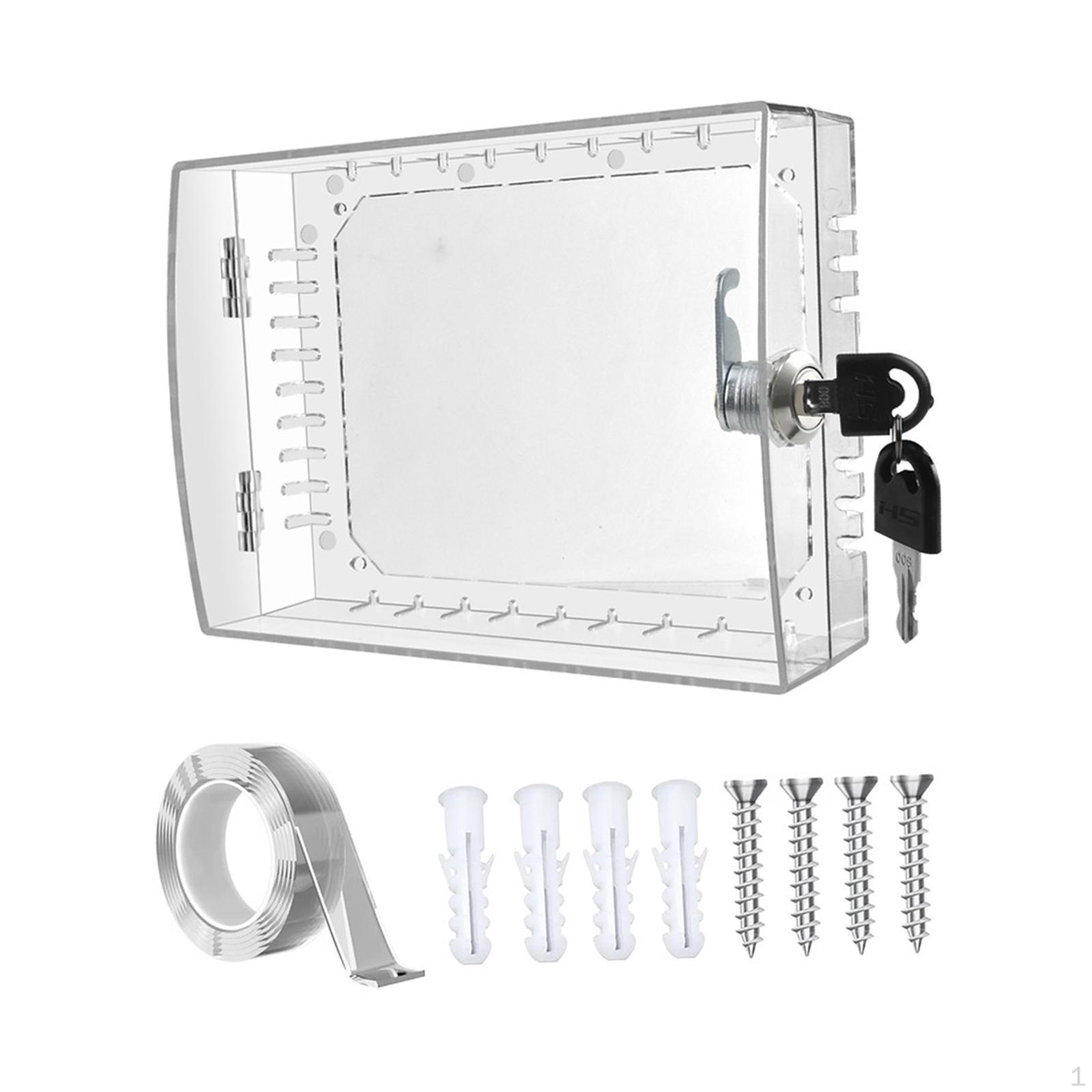 

HVAC Thermostat Clear Case 21x6.5x14.5cm Sturdy Multifunctional for Accurate Temperature Reading