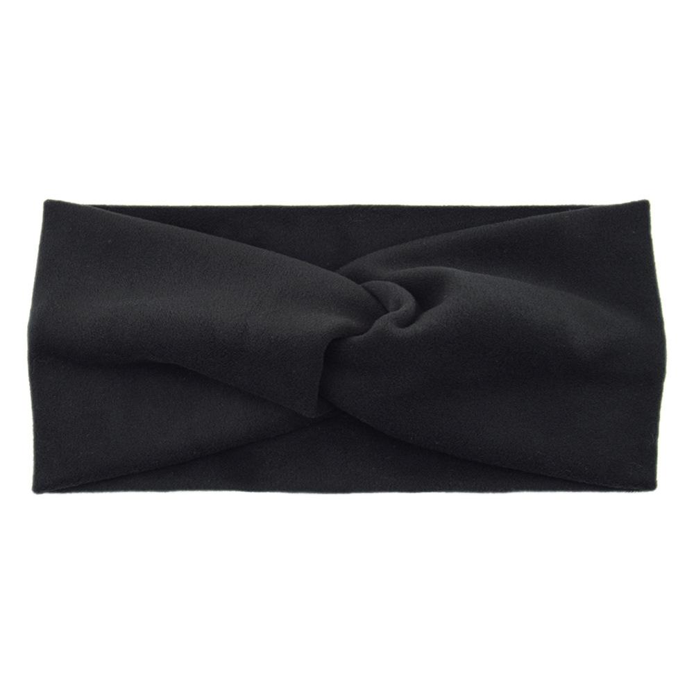 New Wide Cross Headbands For Woman Solid Hairband Elastic Sports Yoga Headwear Girls Hair Band Hair Accessories Korean Style