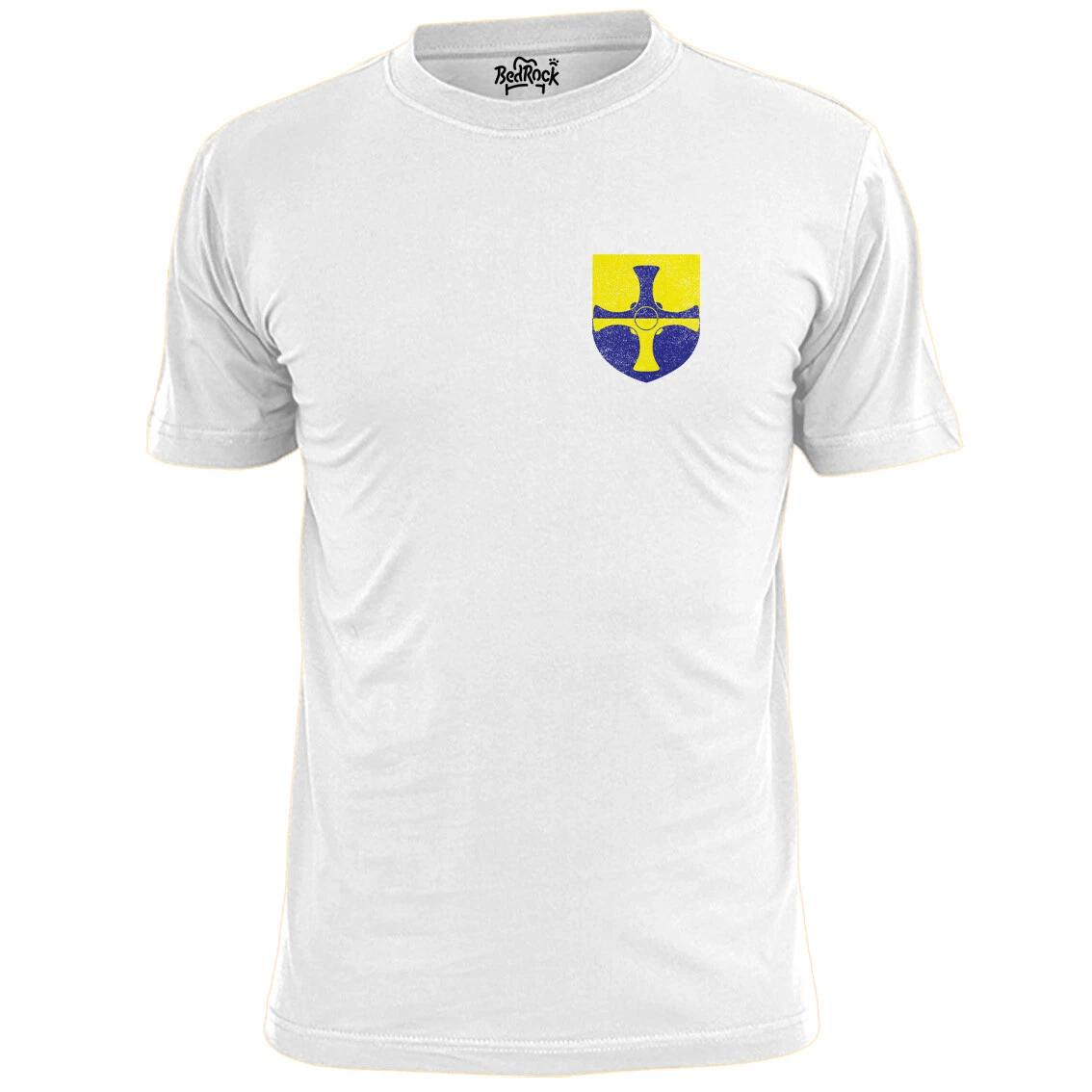 Mens Durham County Shield Badge T shirt Cricket Sport XL