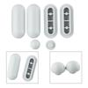 Toilet Seat Shock-proof Buffers Bumpers Replacement For Pads Accessories Parts 4Pcs Seat 2PcsTop Cover Toilet Repair Parts
