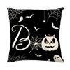 Halloween Printed Pillow Case for Home Living Room Polyester Cushion Cover Sofa Bedroom Decorative Cushion Cover
