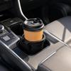 Embedded Center Console Cup Holder Replacement for 2005-2019 with Cylindrical Black Cup Well, Visible Mounting Section, and References 96975-EA000 and