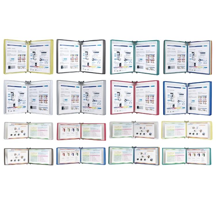 Wall Reference Organizer with 5 Easy-Loading Pocket for Workshop