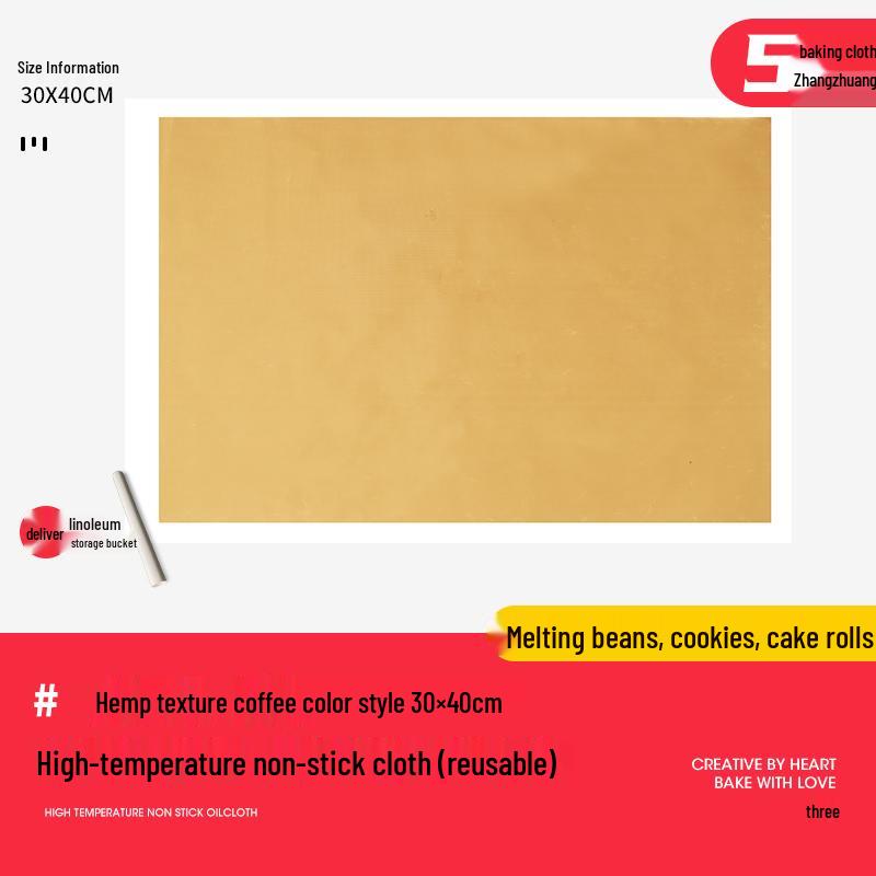 Non-Stick, Reusable, High-Temperature Baking Paper for Cakes, Household & Commercial Use