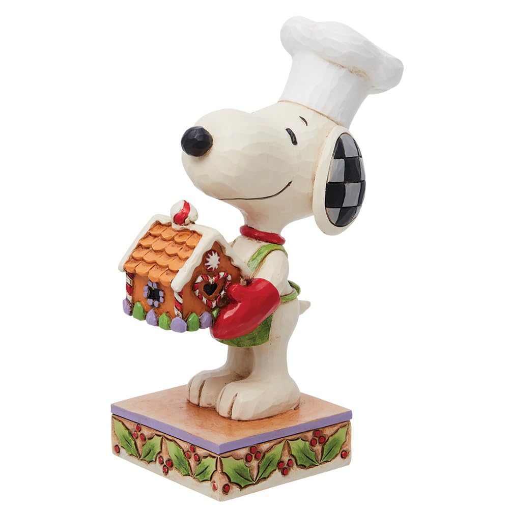 JIM SHORE Snoopy Gingerbread House 6013045 <Christmas>