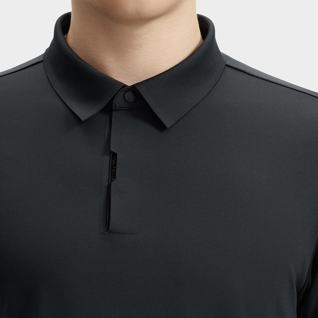 New FILA Polo Shirt Men's Jet Black F11M432203FBK