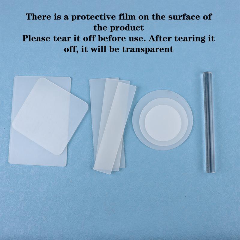 Acrylic Clay Tool Mud Press Stick Tool Rolling Pin Rubbing Plate Plasticine Soft Pottery Polymer Handmade Earrings Making Tools