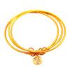 Sha Jin Bracelet Female Two Generations Happy Inheritance Bracelet Elegance Three Generations Little Blessing 24K Gold Plated Female