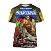 Anime Masters of the Universe 3D Printed T-shirt He-Man Fashion Men's Women Kids Casual Street Short-sleeved Top