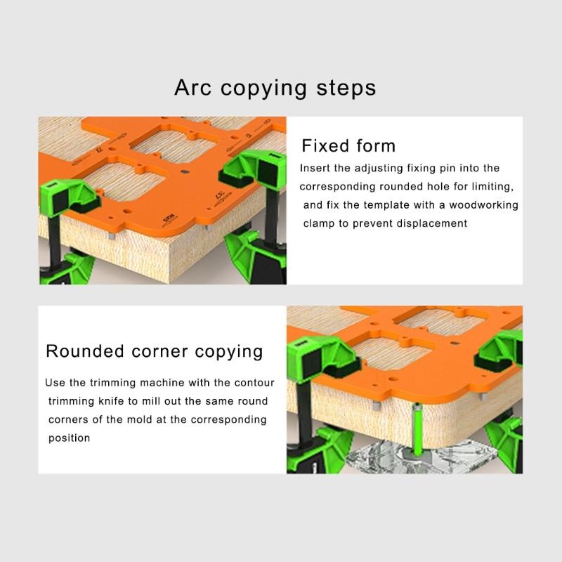 Multifunctional Sturdy Woodworking Slotting Template Designs for Carpenter and Enthusiasts Across Various Materials