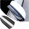 Mandark 2PCS Car Side Mirror Rain Visor Eyebrow, Carbon Fiber Vehicle Rear View Mirror Rain Guard, Rainproof Waterproof Auto Rearview Mirror Cover