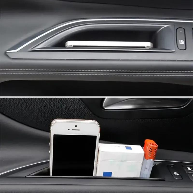 2Pcs For Peugeot 3008 3008GT 4008 5008 2016-2020 Car Door Handle Armrest Storage Box Container Holder Tray Auto Accessories